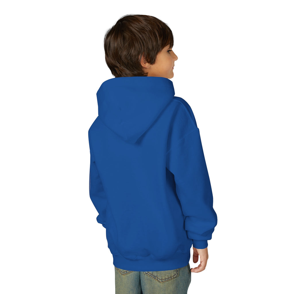 Youth Alien Hoodie – Cute Waving Green Alien Kids Sweatshirt