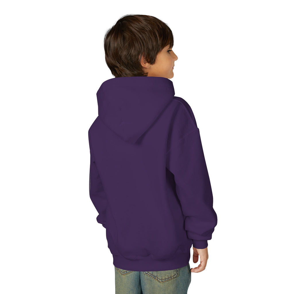 Youth Alien Hoodie – Cute Waving Green Alien Kids Sweatshirt
